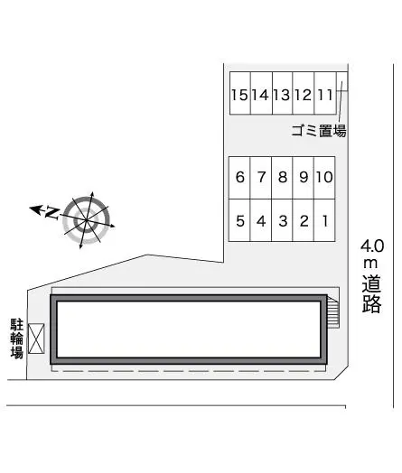 ★手数料０円★島田市元島田東町 月極駐車場